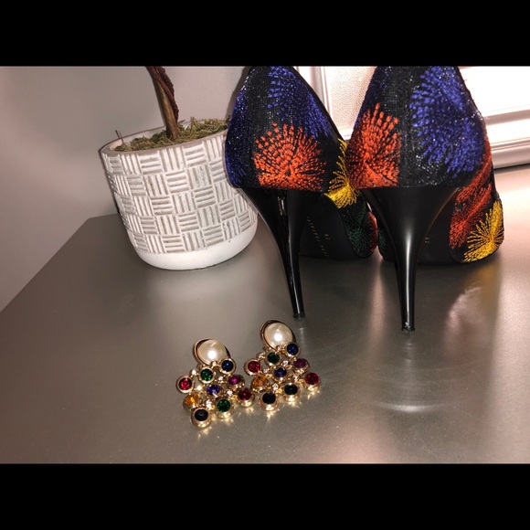 Zara heels with matching earrings - Picture 6 of 7